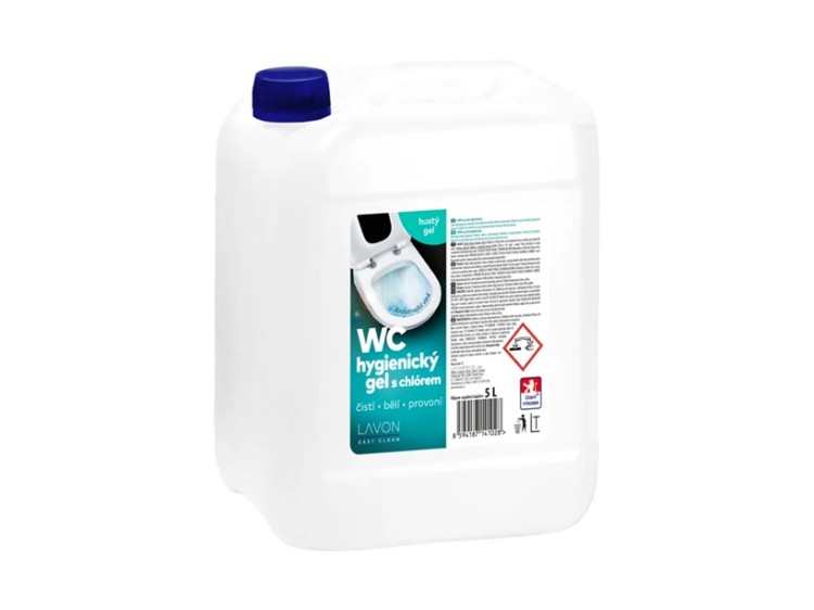 Lavon wc čistič gel s chlórem 5l - Drogerie Koupelna a WC WC čističe
